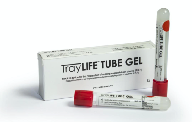 TrayLife® PRP Tubes sind Tubes zur Gewinnung von Platelet Rich Plasma. 

Ideal sind die PRP-Tubes von PromoItalia® mit einem Trengel ausgerüstet zur optimalen Gewinnung von PRP