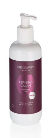 Die MESOSWISS® Refining Cream ist ein beruhigendes Produkt für nach einer Needling (Microneedling) Behandlung oder auch nach einer Mesotherapie.
